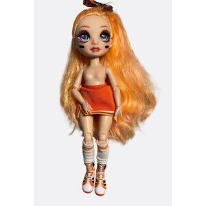 Rainbow High Cheer Poppy Rowan Orange Fashion Cheerleader Doll 2019